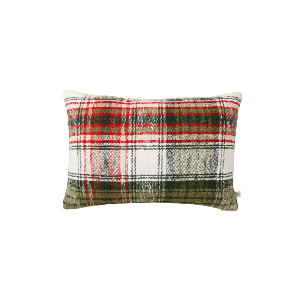 Christmas Plaid Lumbar Throw Pillow - Hearth & Handâ„¢ with Magnolia. Link included for purchase.