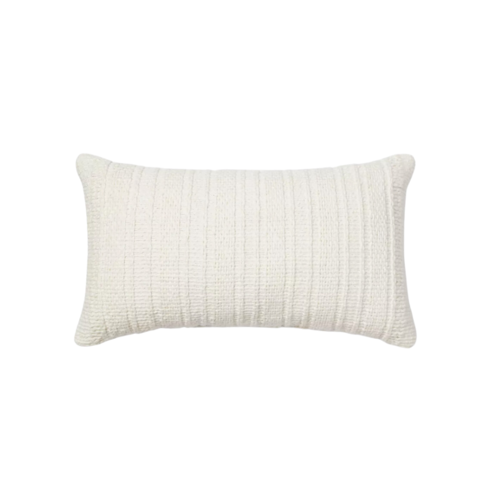 Oversized Textural Woven Throw Pillow Cream - Thresholdâ„¢. Link included for purchase.