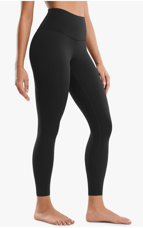 favorites - things that make me happy image of woman in black workout leggings. 