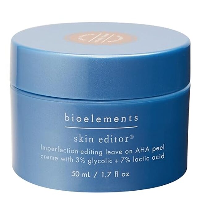best beauty product gifts. Image of skin editor product in blue container.