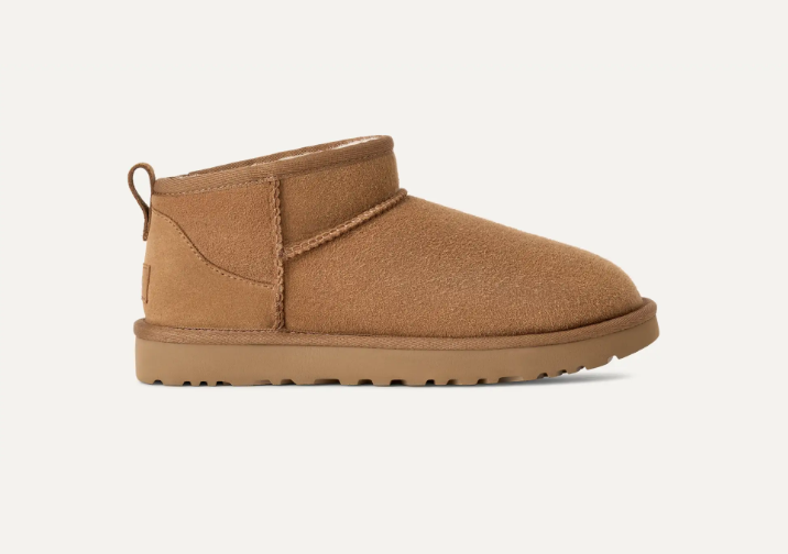 best gifts for women. Image of chestnut brown short Ugg boots.