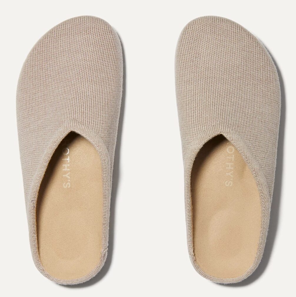 viral gifts worth the hype. Image of beige Rothy's clogs.